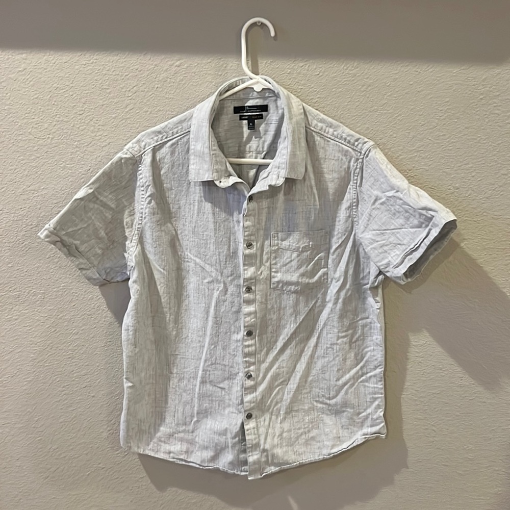 Marc Anthony short sleeve button down shirt kids size XL